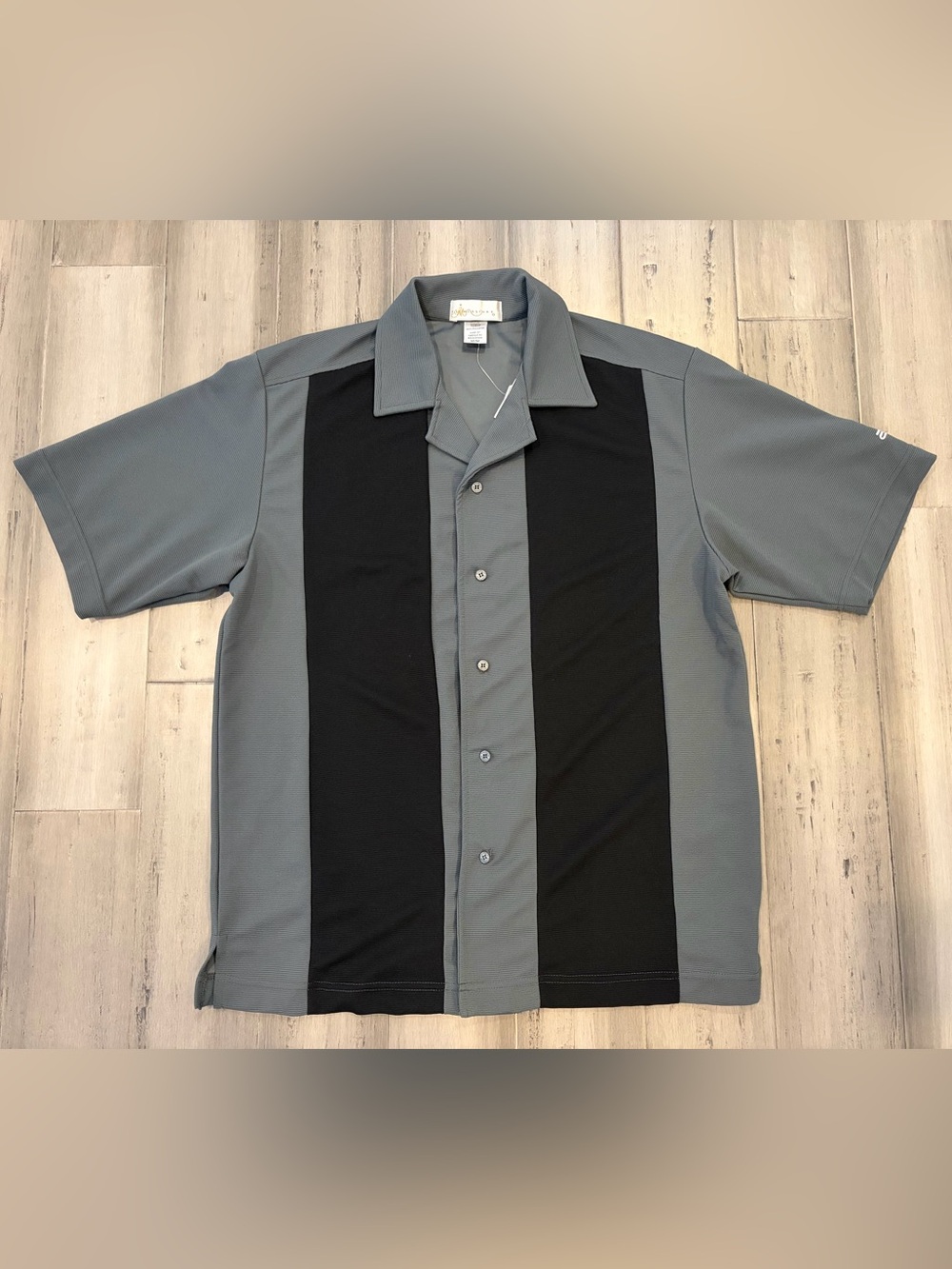 [NWT] IL Milgliore Button Down Polo Camp Bowling Shirt, M